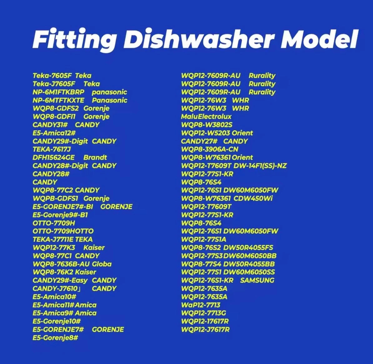 Omega/ MIDEA / Technika / Ilve Dishwasher wash motor with heater YXW50-2E(L) 17476000008302 20230102 000706 1B10 YXWN-50-2-14L 220-240V 50/ Genuine New