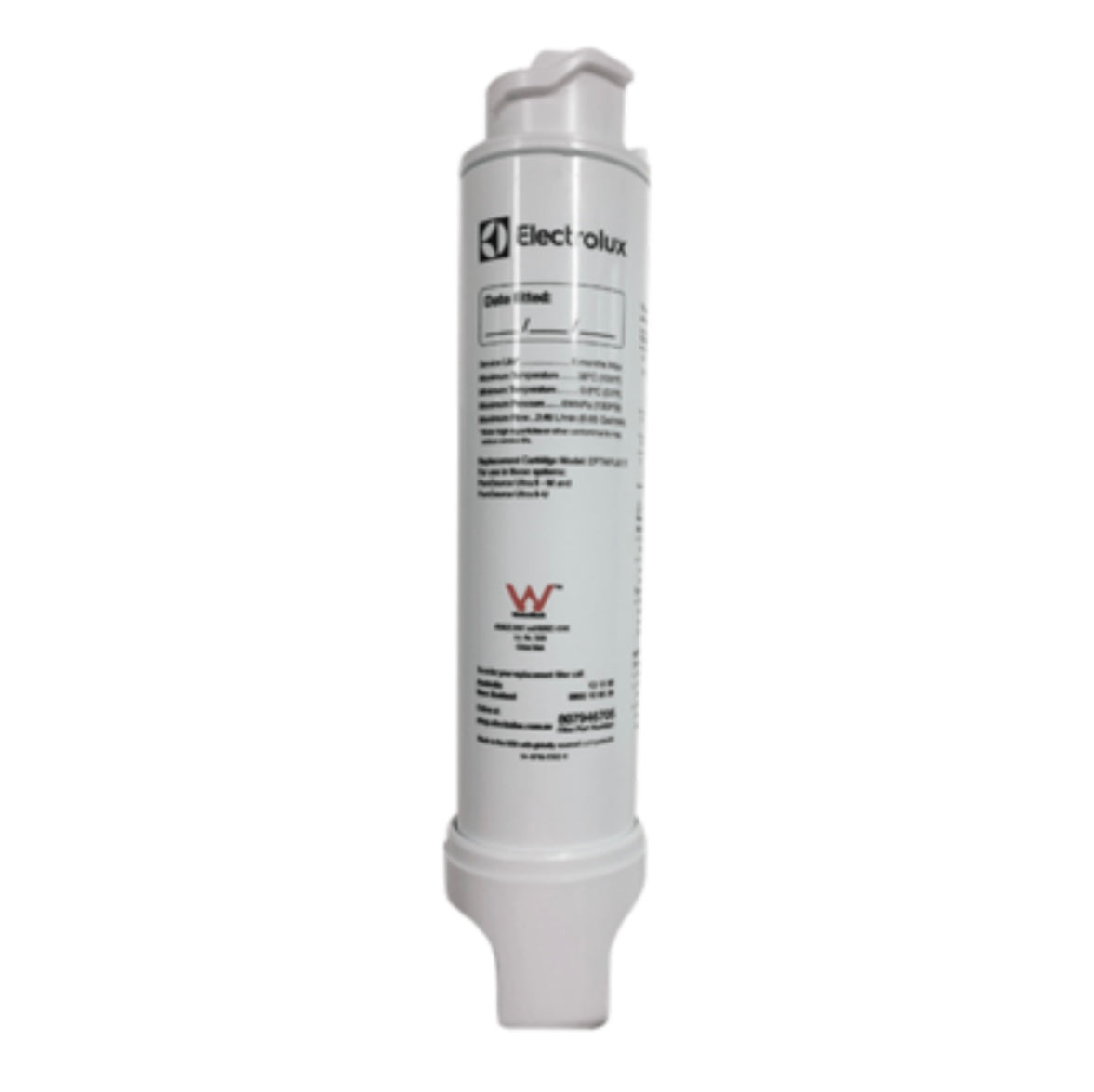 807946705 (ACC204) ELECTROLUX WESTINGHOUSE FRIDGE WATER FILTER ASSEMBLY (PINOT)