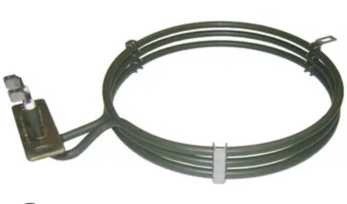 E9666 , 9666 EUROPEAN OVEN FAN FORCED ELEMENT 2500W TRIPLE RING LONG NECK