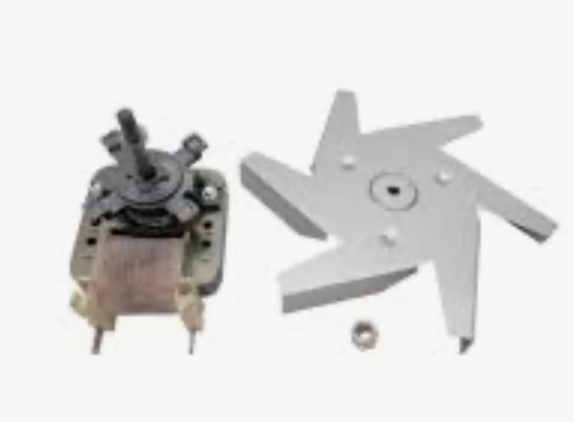 4055733705 (0214002118K) AEG/CHEF/SIMPSON/WEST OVEN FAN MOTOR &amp; BLADE KIT-GENUINE