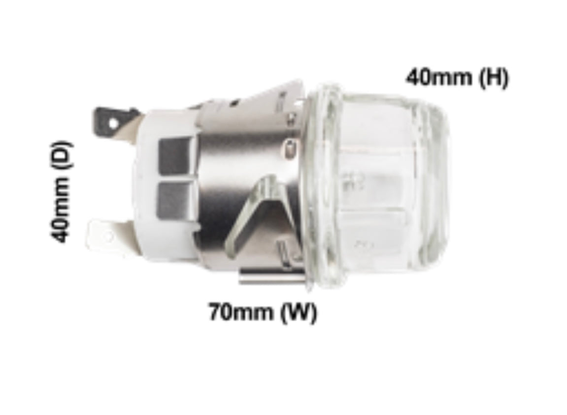 Westinghouse 140072023058 Oven Halogen Globe 25W &amp; Lamp Holder
