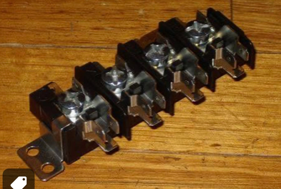 4055472296 (4055549853) ELECTROLUX/WESTINGHOUSE COOKER TERMINAL BLOCK CONNECTION 4 way inlet power
