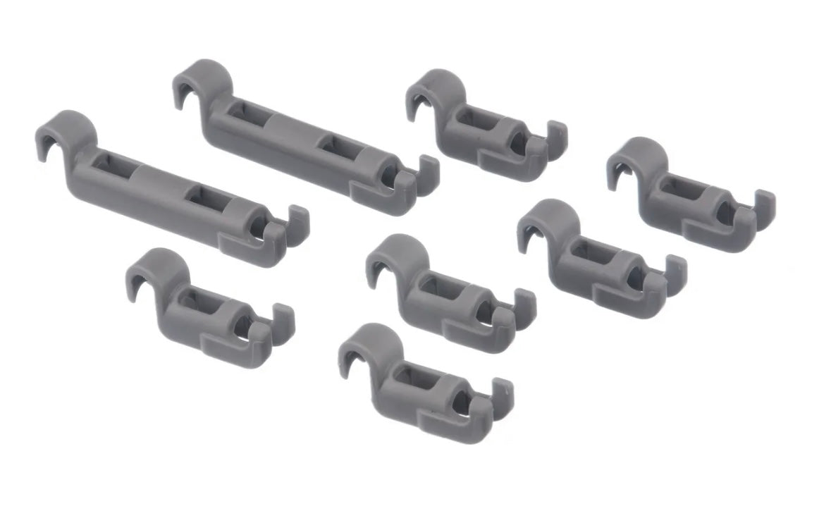00611472 BOSCH DISHWASHER LOWER RACK LATCH CLIP KIT-