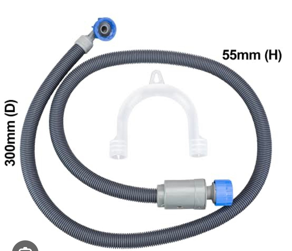 140020904243(140020904268) AEG FL WASHER INLET HOSE WITH ANTI-FLOODING DEVICE