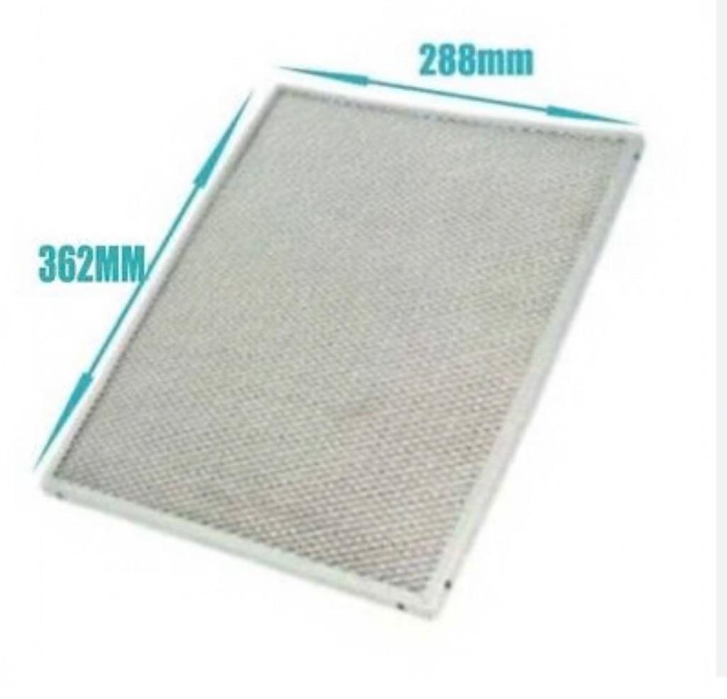 900403659 CHEF / ROBINHOOD RANGEHOOD FILTER 288mm x 362mm