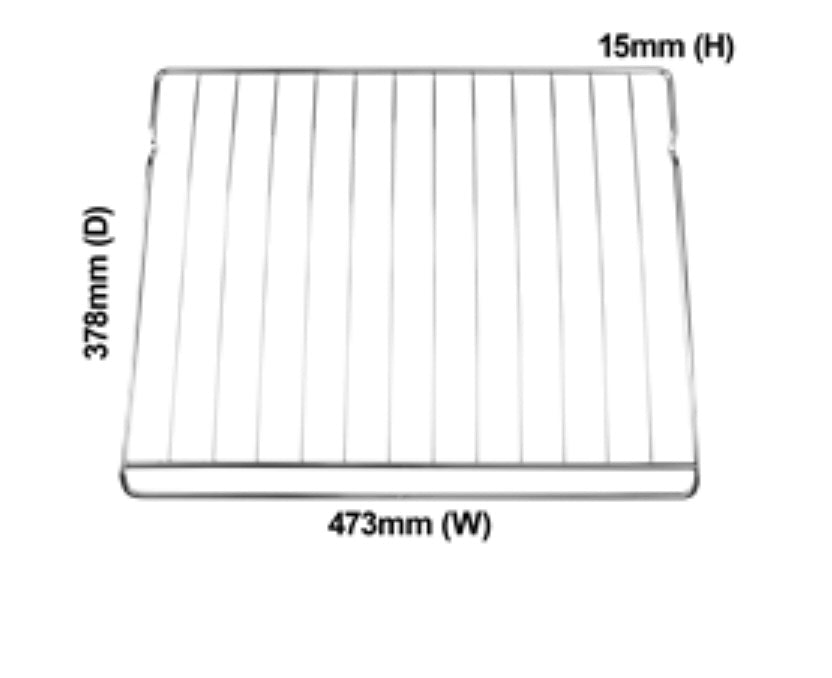 4055550034 CHEF/SIMPSON/WESTINGHOUSE OVEN WIRE RACK (473mmx378 mm)-