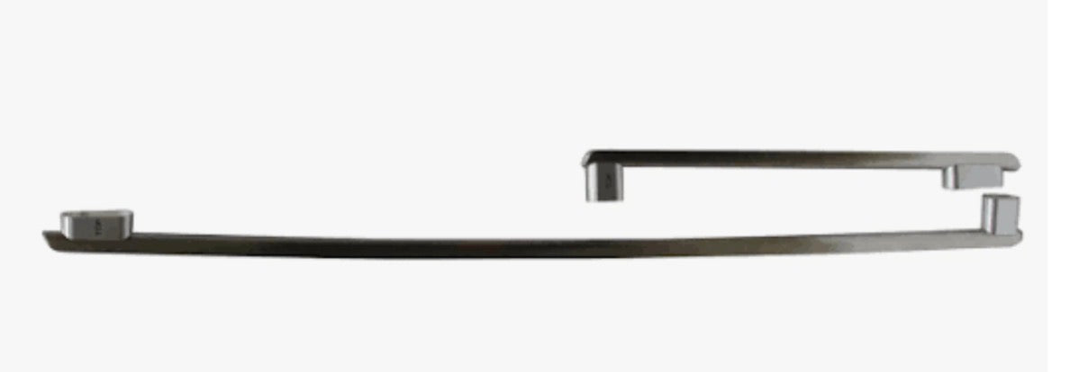 140023448016 Westinghouse Fridge/Freezer Handle Set R/H side replaces pedestal A02344801, 4055922159
