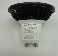Westinghouse 69412735(4055539698) Rangehood Gu10 Led Lamp/Globe 3.5W / 4W - Black