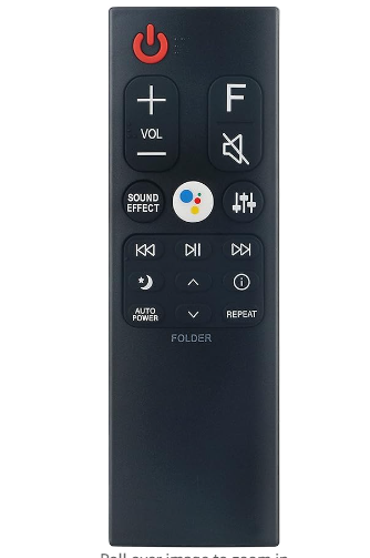 LG AKB75595351 Home Theatre S/Bar Remote Control
