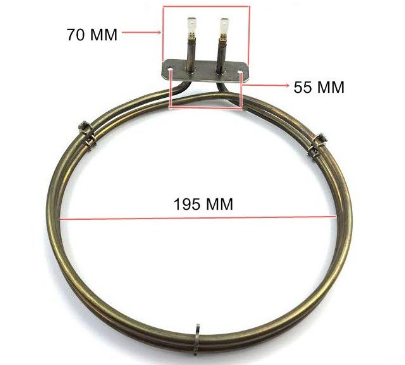 Chef/Westinghouse 4055613238 Electrolux F/F Oven heating Element 2200W 2 Ring