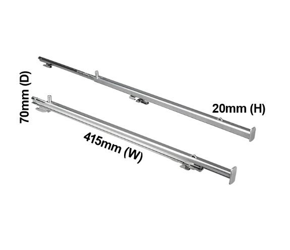Westinghouse 140181583034 (A18158303) Electrolux Oven Slide Single Ext 1 Set - oven 90cm- WFEP917DSD