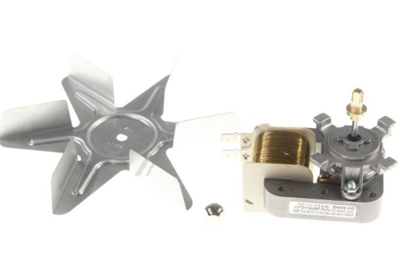 Ariston 481010781691 Whirlpool Oven Fan Motor-Motor/Blade/Nut