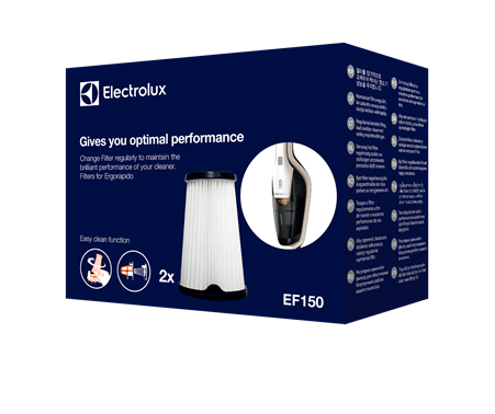 EF150 ELECTROLUX VACUUM ERGORAPIDO FILTERS (pack 2)