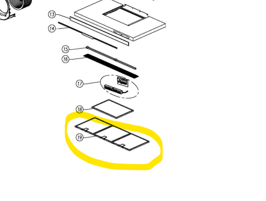 65300170 ELECTROLUX RANGEHOOD METAL FILTER WITH HANDLE