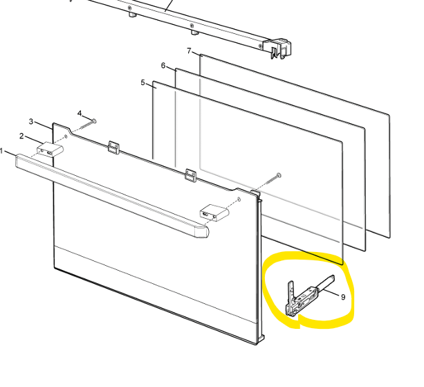 140059167084(A05916708) Hinge Left Softclose HINGE SC 13.9 KG 4 LAY VULCAN - sold as each