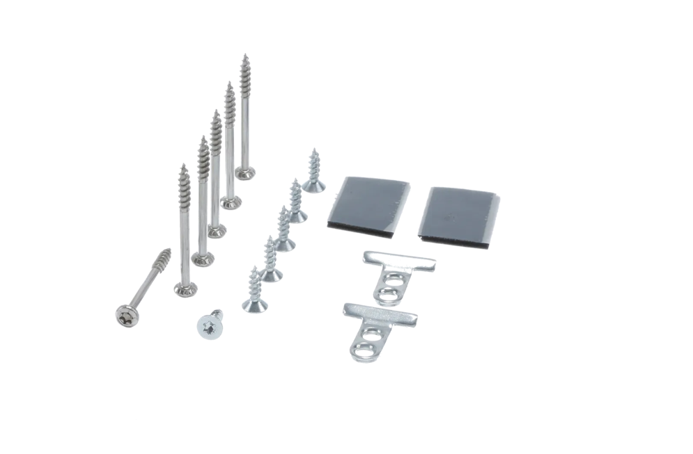 00618833 Bosch/Siemens Dishwasher Mounting set Wood panel installation parts
