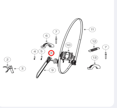 H0180200583A Fisher &amp; Paykel Dryer Fan Belt Pulley Wheel - H0180200583 DH8060P3 (93281-A)