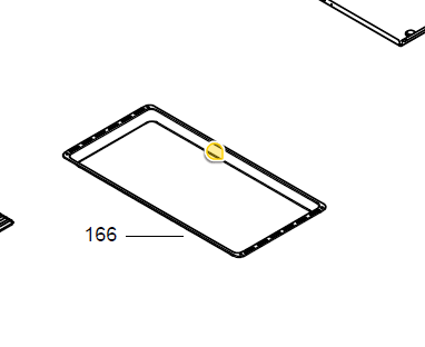 YFT90-4000-020-014 Artusi/Omega/Blanco freestanding Oven Dish enamel tray