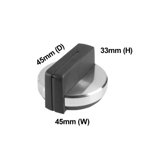 140175222029 WESTINGHOUSE COOKTOP GAS KNOB (Stainless Steel)-WHG SERIES