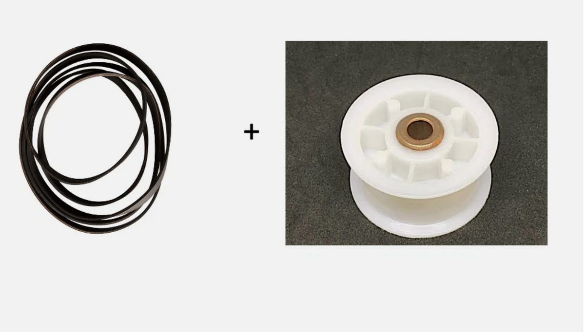 Fisher Paykel/Haier Dryer belt 1971 and pulley kit H0180300006B and H0180800243A
