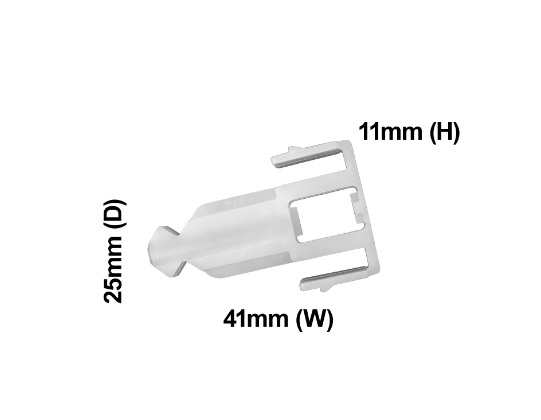 Simpson 1332705019(8581332705012) Westinghouse/Electrolux Dryer Door Latch Striker Catch