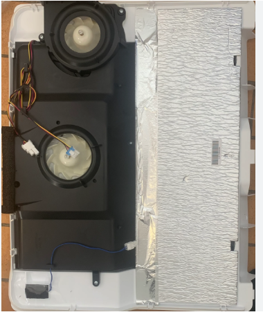 LG AEB75484908 Fridge Back Panel With Motors-Gf-L570 Gl-V570