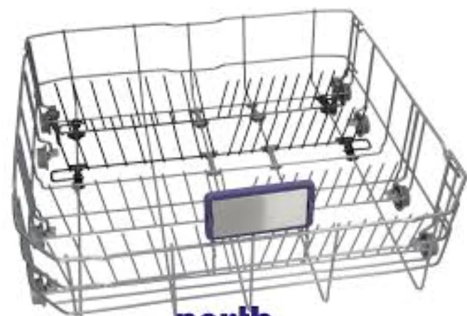 Beko 1759002215(1766810083) Lower Basket Dishwasher Spare Part