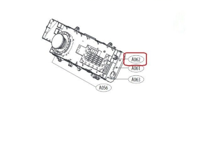 LG EBR78538812 Washing Machine Display Pcb Assy