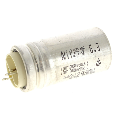 Smeg 50253928001 - Rangehood run capacitor 6.3uf