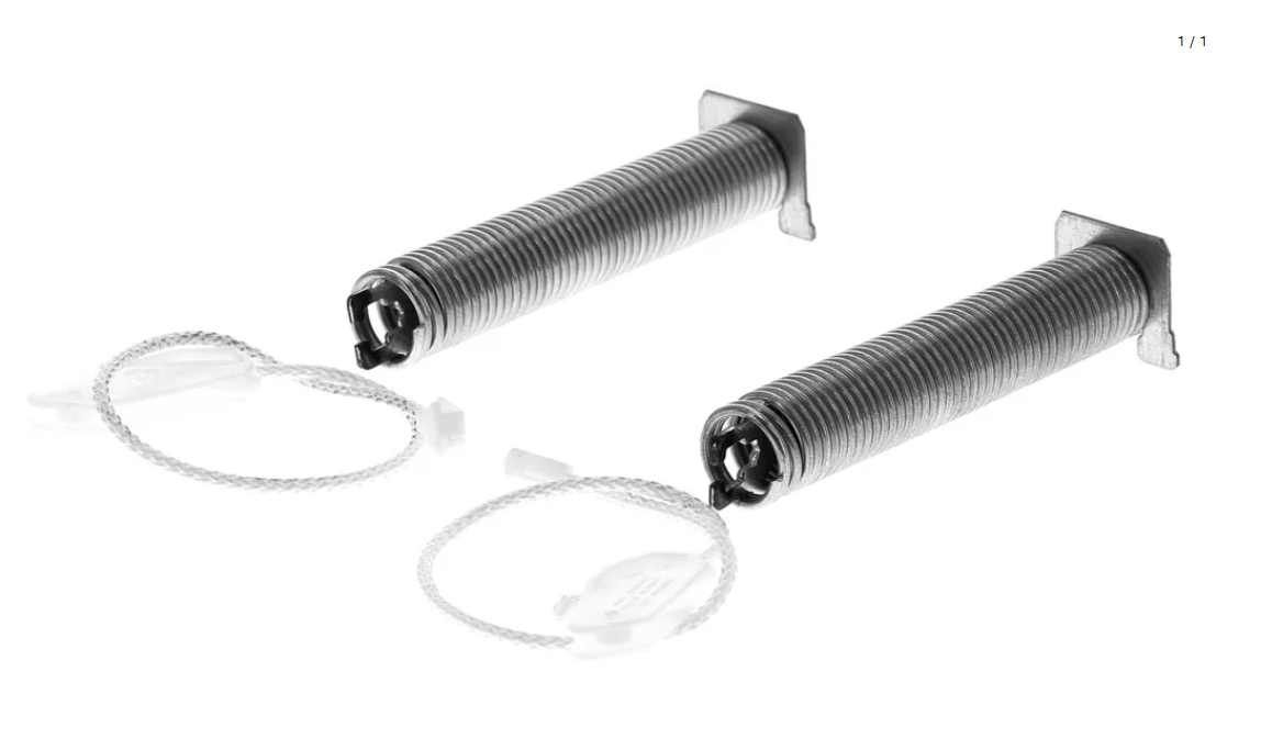 Bosch 00754869 Dishwasher Door Hinge Kit L/H &amp; R/H (2 Springs/2 Cords) - Repair set