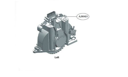 LG AJW73370401 Vacuum Cleaner Cordzero R9  Master Robotic Wheel-Left