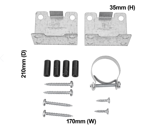 Electrolux 140003555137 AEG Dishwasher Kit Mounting Built In