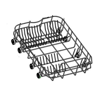 Omega 672000800188 (SP19668) Dishwasher Lower Basket/Rack-Dw300Xa 450mm wide