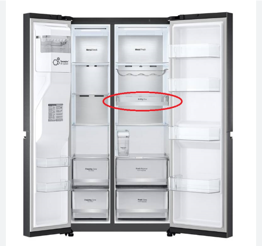 LG AJP76411701 Fridge Snack Drawer Utility box shelf