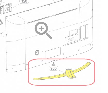 LG AAN76829107 Television Stand Assembly