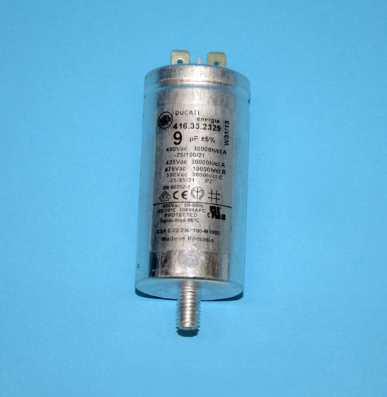Asko 441458 Dryer Capacitor 9 µF 50 Hz