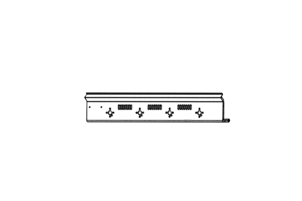 Electrolux 130510 Fascia 3B S3000S (Ss) - 4055926648