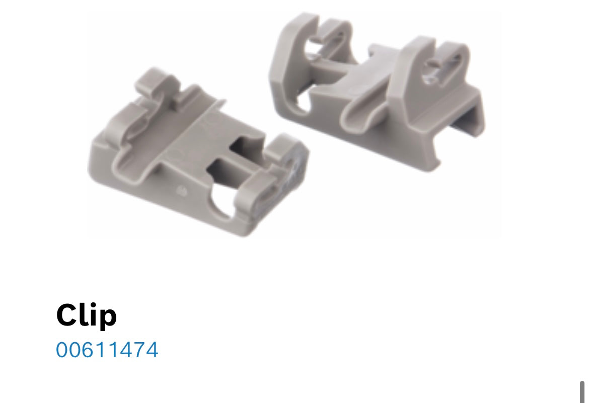 Bosch 611474 Dishwasher Upper Rack Latch Clip